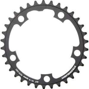 Stronglight Kettenblatt Zircal 7075 T6 34 Zähne schwarz Letzte Chance