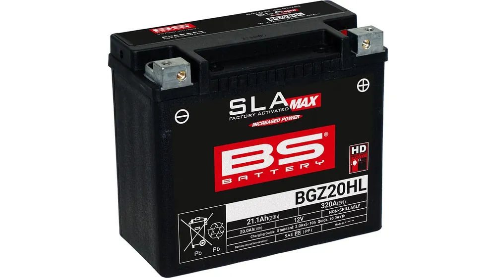 BS-Battery Batterie SLA-MAX HD BGZ20HL / BTX20HL / BTX20HL-BS Must-Have