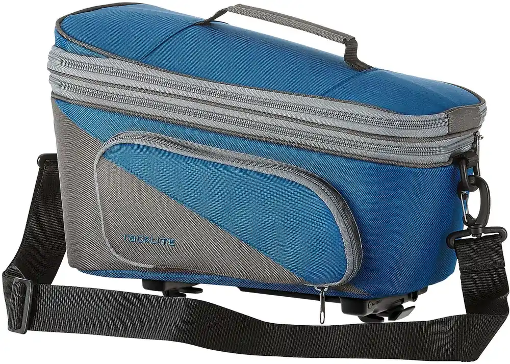 Racktime Gepäckträgertasche Talis Plus 2.0 grau/blau Direktkauf