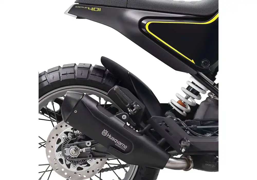 BODYSTYLE Hinterradabdeckungsverlängerung ABS Kunststoff schwarz-matt für HUSQVARNA Svartpilen 125, Svartpilen 401, Vitpilen 401 Billig