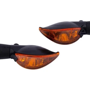 Solange Der Vorrat Reicht Spec-X Blinker Organic Schwarz 15 mm Lang Paar