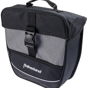 Markenware Haberland Einzeltasche Einsteiger-Serie schwarz,silber