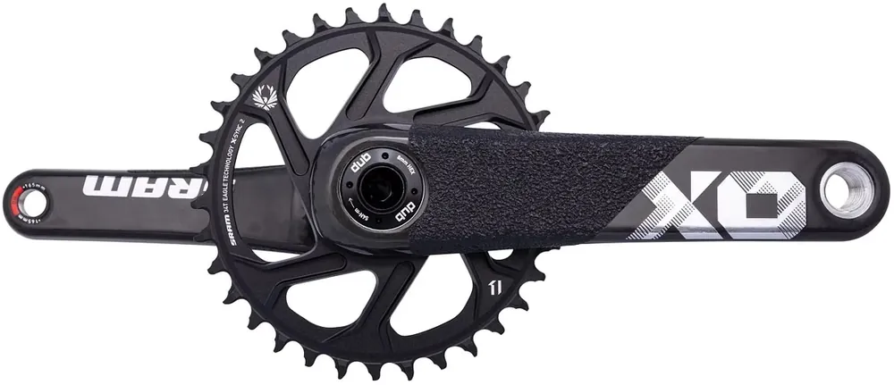Letzte Chance SRAM Kettenradgarnitur X01 DH 34 Zähne schwarz 165 mm Kurbellänge