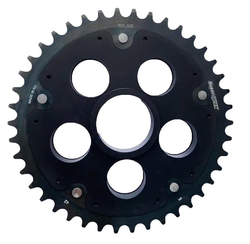 Super-Preis Supersprox Edge-Kettenrad 525 38Z (Schwarz)
