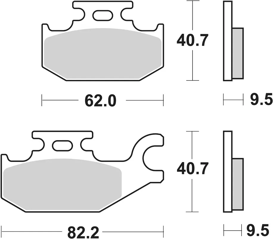 SBS Scooterbelag 196HF Street Ceramic Letzte Chance