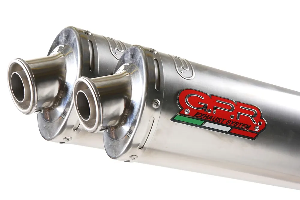 GPR Komplettauspuffanlage Ducati MonsTEr S2R 800 2004/07 Mid Full line racing with double Silencers In Preiswert