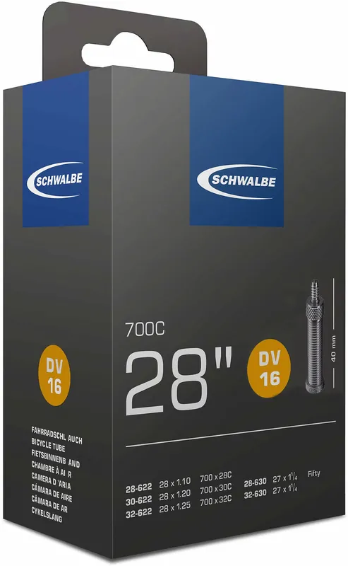 Schwalbe Schlauch Nr. 16 28 Zoll schwarz Letzte Chance