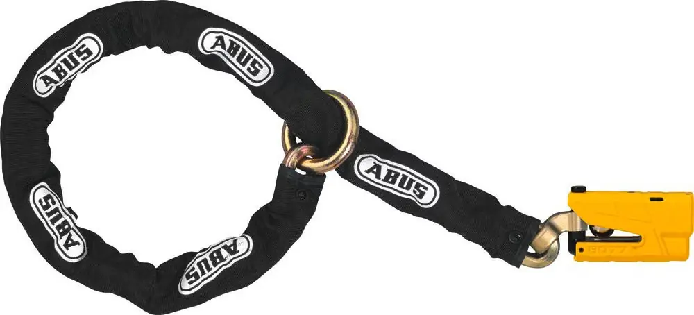 ABUS Schloss-Ketten-Kombi Granit Detecto XPlus 8077 2.0 Schneller Versand