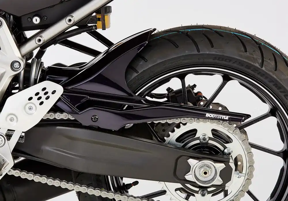 Günstig BODYSTYLE Sportsline Hinterradabdeckung ABS Kunststoff violett für YAMAHA MT-07