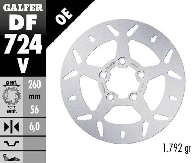 Meistverkauft Galfer Bremsscheibe DF724