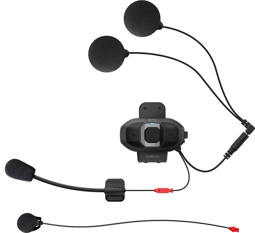 SENA SF2 Bluetooth‑Motorrad‑Kommunikationssystem, Doppelpack Abverkauf