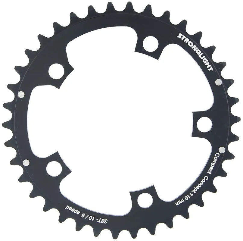 Stronglight Kettenblatt 38 Zähne 110 mm schwarz Letzte Chance