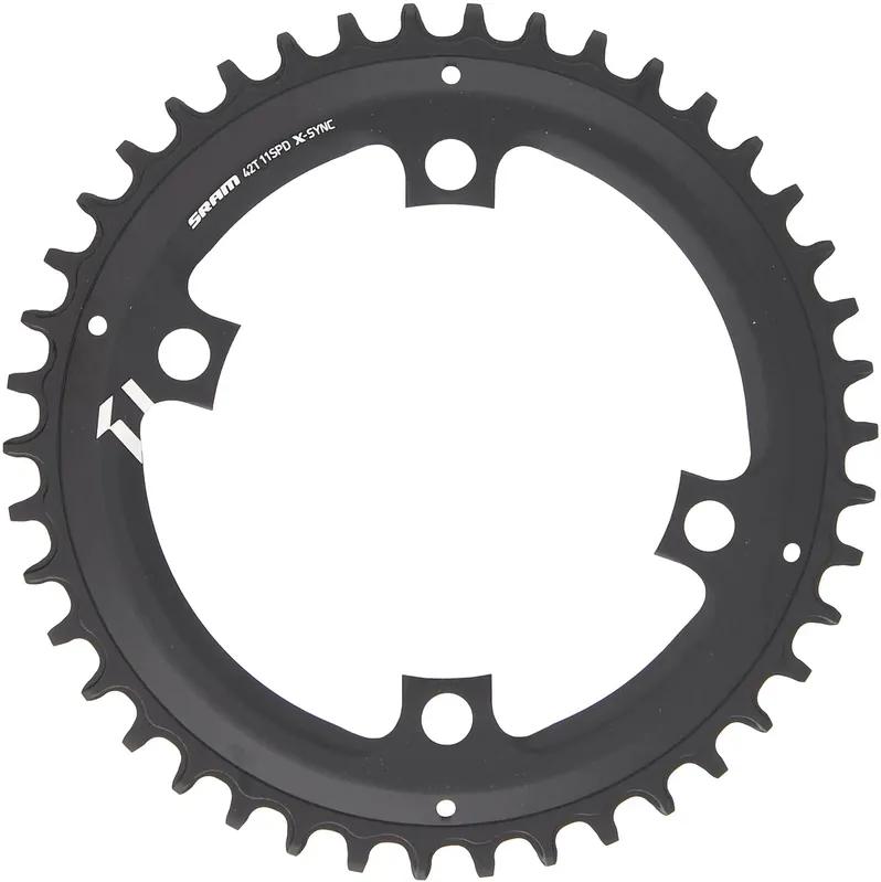Geprüft SRAM Kettenblatt Apex 1 42 Zähne schwarz