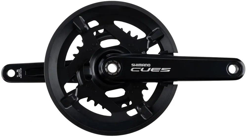 Shimano Kettenradgarnitur CUES FC-U4010-2 175 mm schwarz innen Neue Ware
