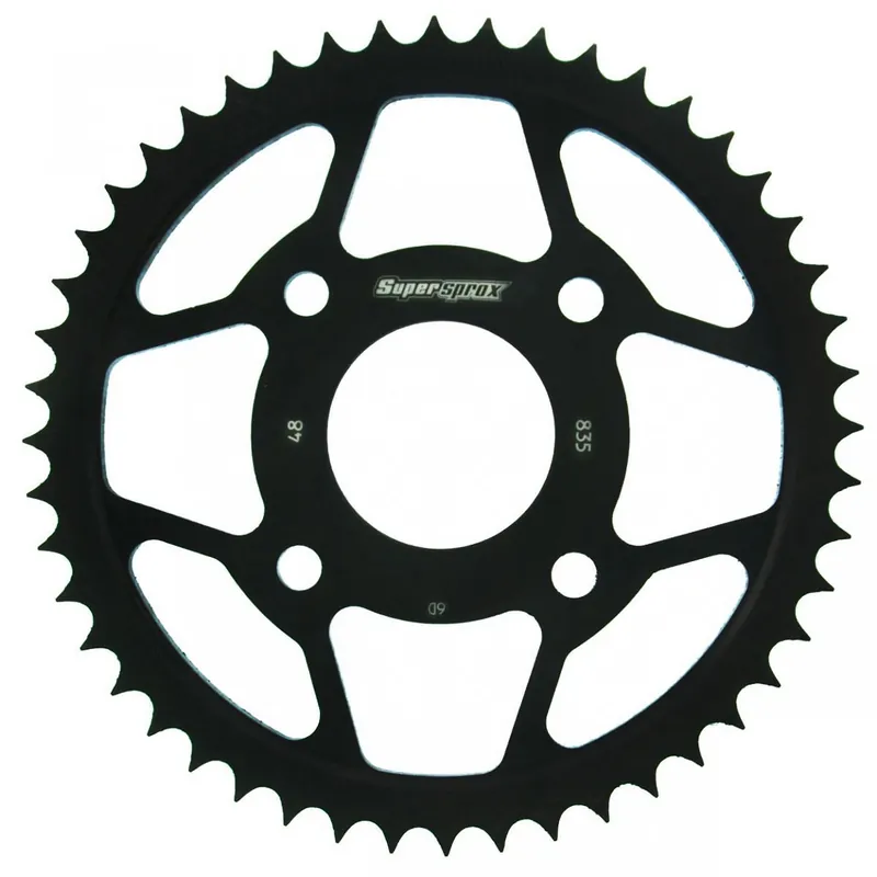 Expressversand Supersprox Stahl-Kettenrad 428 48Z (Schwarz)