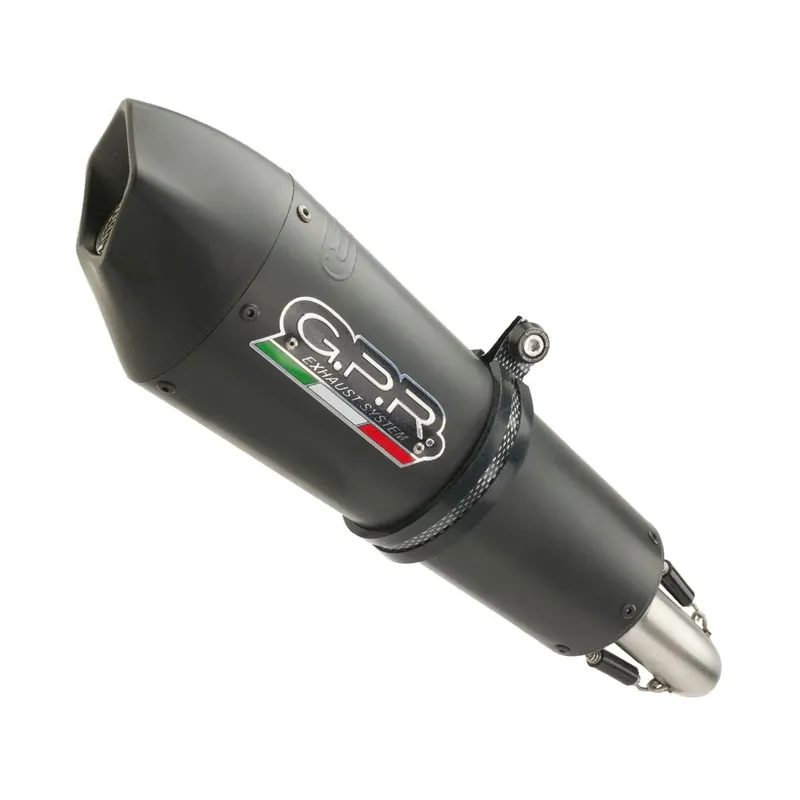 GPR Endschalldämpfer KTM Adventure 890 L 2021/2022 e5 EC-Approv. slip-on exhaust GP Evo4 Black Ti Highlight