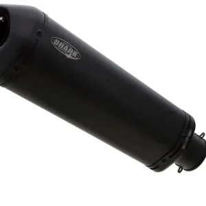 Billig Shark Performance SLIP-ON Edelstahl beschichtet schwarz-matt DSX-10 für HUSQVARNA Svartpilen 125,Vitpilen 125,KTM 125 Duke EURO5+