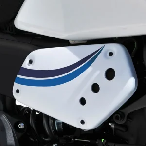 Beliebt BODYSTYLE Sportsline Seitenteile ABS Kunststoff weiß/blau für YAMAHA XSR700 / XTribute / Legacy