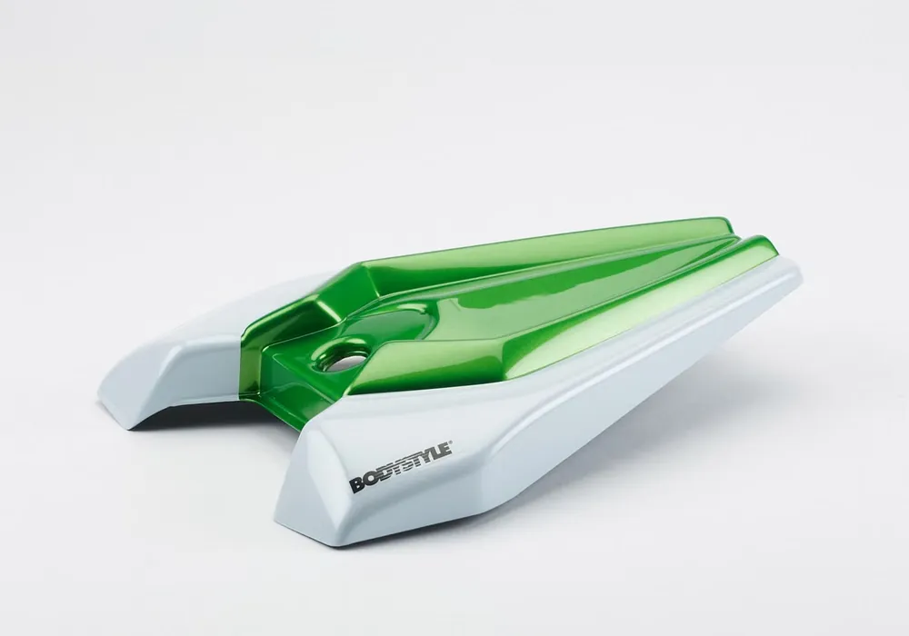 BODYSTYLE Sportsline Sitzkeil ABS Kunststoff weiß/grün für KAWASAKI Z1000 Expressversand