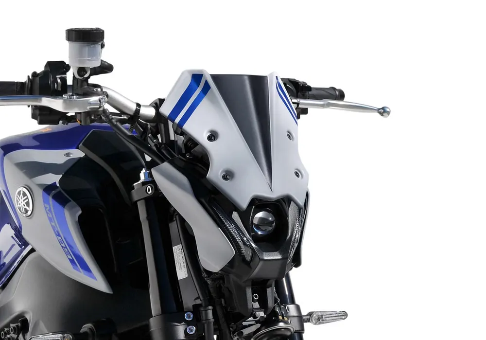 BODYSTYLE Sportsline Scheinwerferverkleidung ABS Kunststoff blau/grau für YAMAHA MT-09 / SP Solange Der Vorrat Reicht
