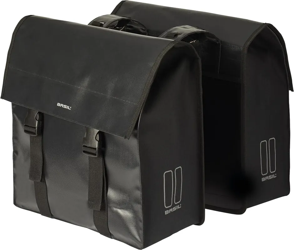Sonderangebot Basil Doppeltasche Urban Load schwarz MIK