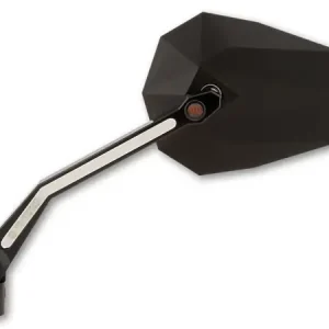Finale Aktion HIGHSIDER pro Spiegel Stealth -X4 Schwarz Mit LED Blinker/Positionslicht (Paar)