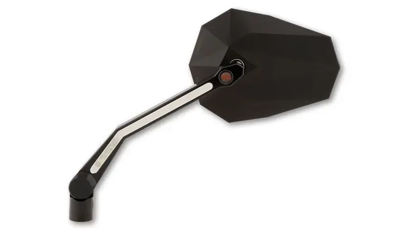 Finale Aktion HIGHSIDER pro Spiegel Stealth -X4 Schwarz Mit LED Blinker/Positionslicht (Paar)