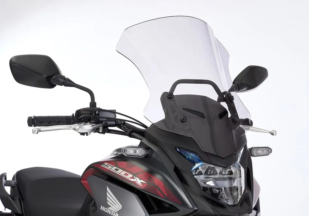 Preisknaller ERMAX Windschutzscheibe Acrylic durchsichtig Grau getönt für HONDA CB500X