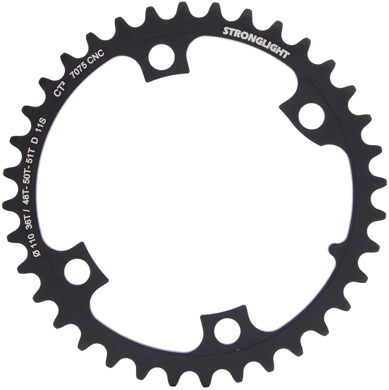 Stronglight Kettenblatt CT2 55 Zähne schwarz innen Top-Preis