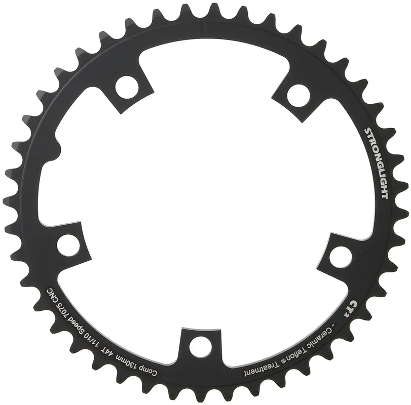 Meistverkauft Stronglight Kettenblatt CT2 44 Zähne schwarz