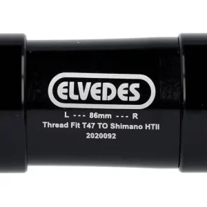 Meistverkauft Elvedes Innenlager Thread Fit 86 mm T47 schwarz