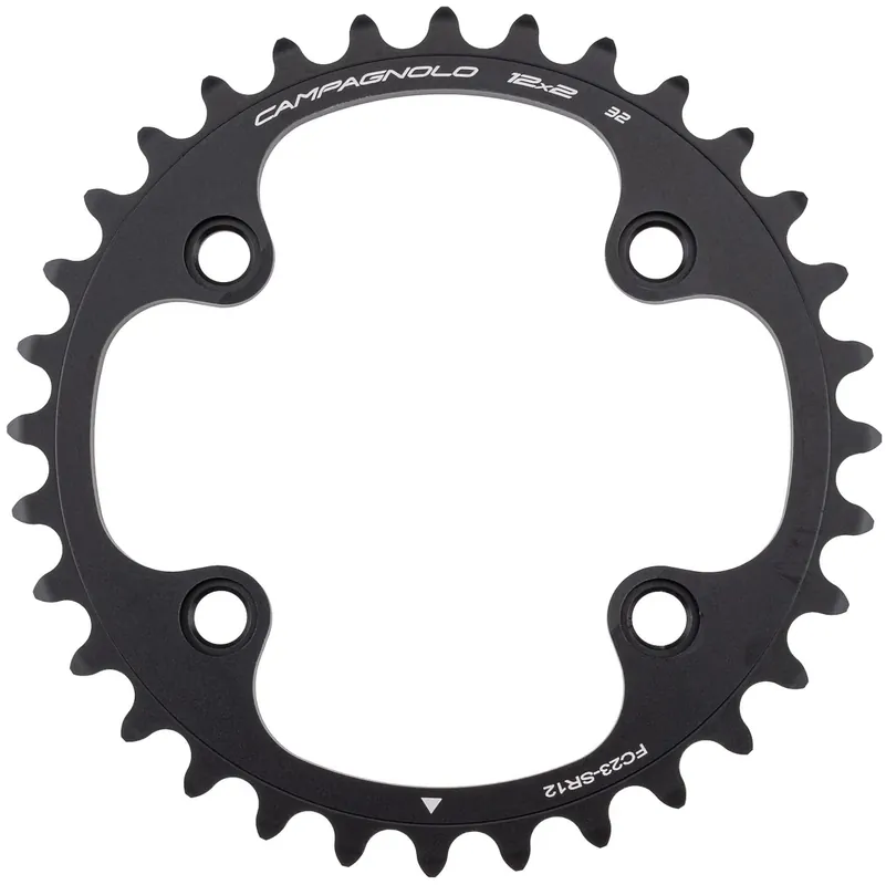 Campagnolo Kettenblatt Super Record WRL 12-fach 32 Zähne schwarz Schnäppchen