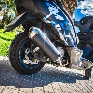 Abverkauf GPR Komplettauspuffanlage Suzuki Burgman Uh 125 i.e. 2007/13 EC-Approv. full line exhaust Evo4 Road