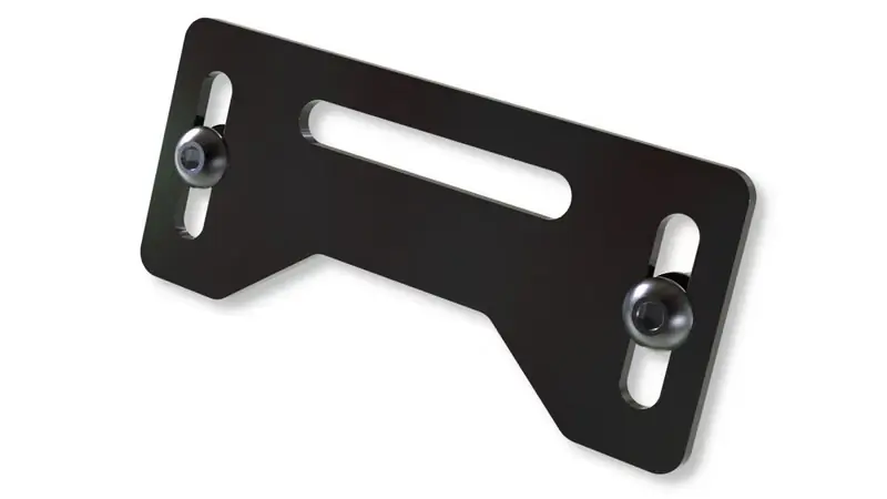 HIGHSIDER pro Kennzeichenbeleuchtungsplatte Schwarz (1Stck) Sonderangebot