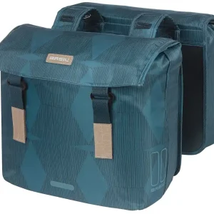 Basil Elegance MIK Doppeltasche blau Finale Aktion