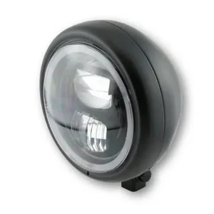 Bestseller HIGHSIDER pro 5 3/4 Zoll Scheinwerfer Pecos Typ 7 LED Schwarz Matt Mit Standlichtring, E-Geprüft (1Stck)