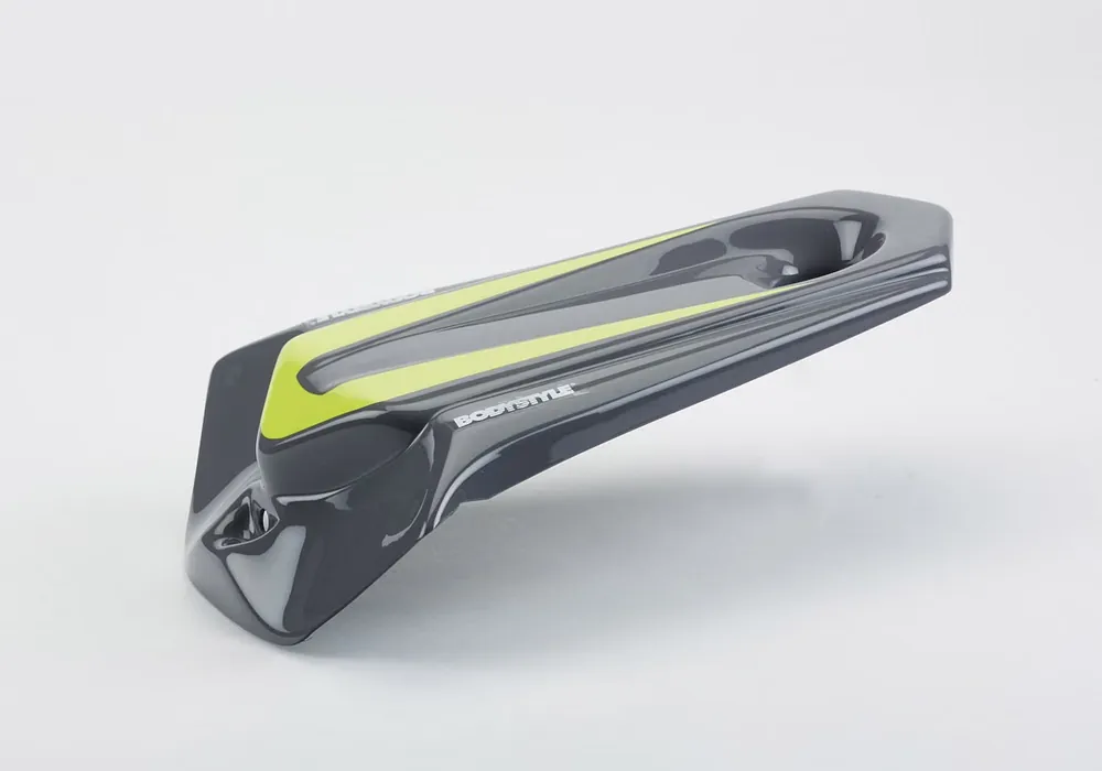 BODYSTYLE Sportsline Sitzkeil ABS Kunststoff grau/gelb für YAMAHA MT-125 Online Kaufen