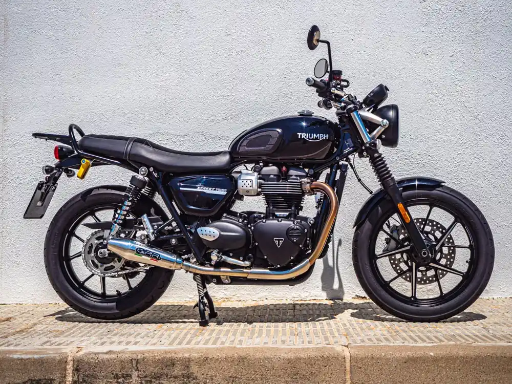 GPR Endschalldämpfer Triumph Street Twin 900 2020/2021 e4 VINTACONE DSP Sonderangebot