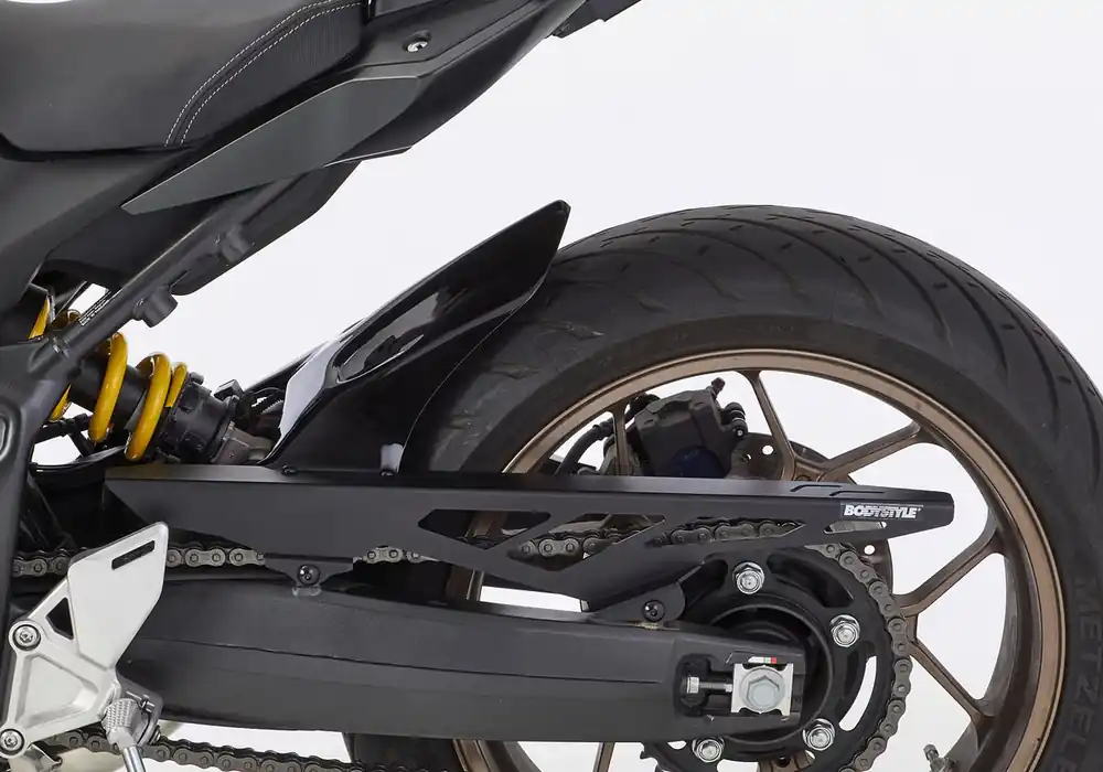 Preis Gesenkt BODYSTYLE Sportsline Hinterradabdeckung mit Alu-Kettenschutz ABS Kunststoff rot für HONDA CBR650R