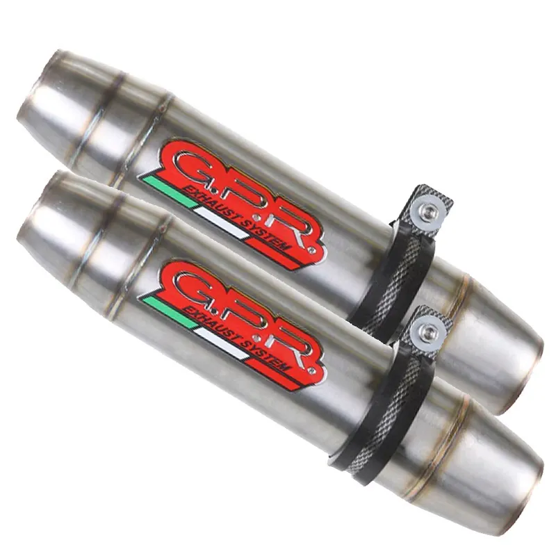 Preisknaller GPR Endschalldämpfer Ducati 848 2007-13 Pair of EC-Approv. slip-on exhaust catalized Deeptone Ino