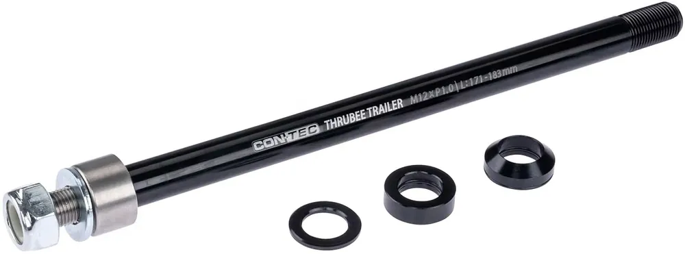 Angebot CONTEC Achsadapter Thrubee Trailer schwarz 1,0"
