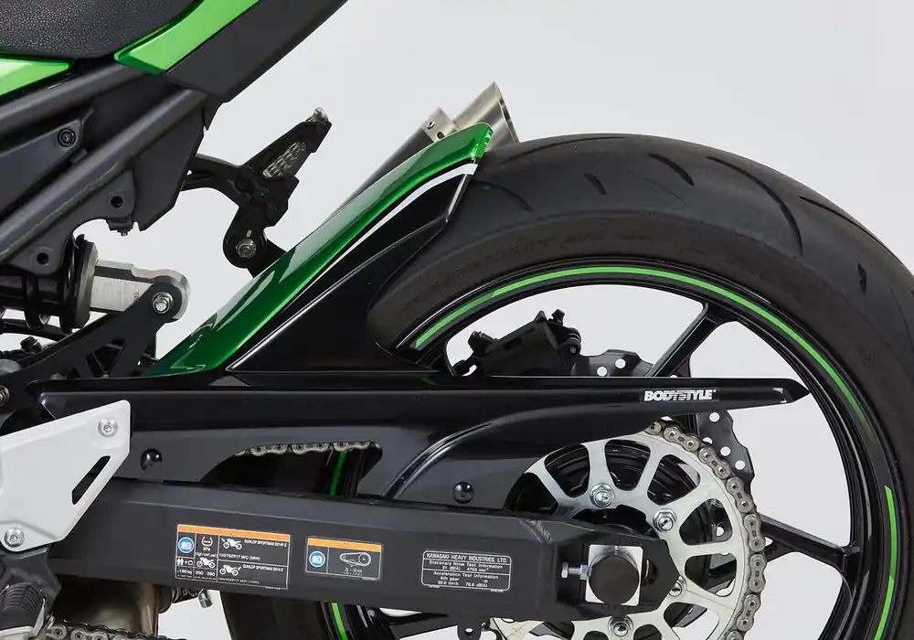 Sofort Bestellen BODYSTYLE Sportsline Hinterradabdeckung ABS Kunststoff schwarz/grau für KAWASAKI Z900, Z900 (70 kW)
