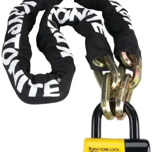 Finale Aktion KRYPTONITE Kettenschloss New York Fahgettaboudit 150 cm schwarz