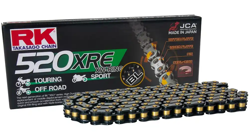 Mega-Angebot RK Kette BL520XRE Black Scale 104 Glieder