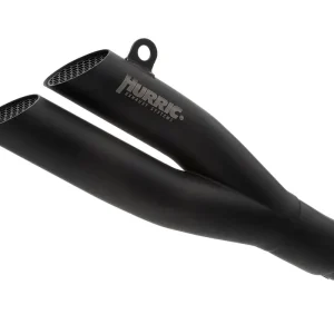 Hurric SLIP-ON Schalldämpfer Pro 2 GP Edelstahl beschichtet für KTM 125 Duke,390 Duke,RC 125,RC 390 Geprüft