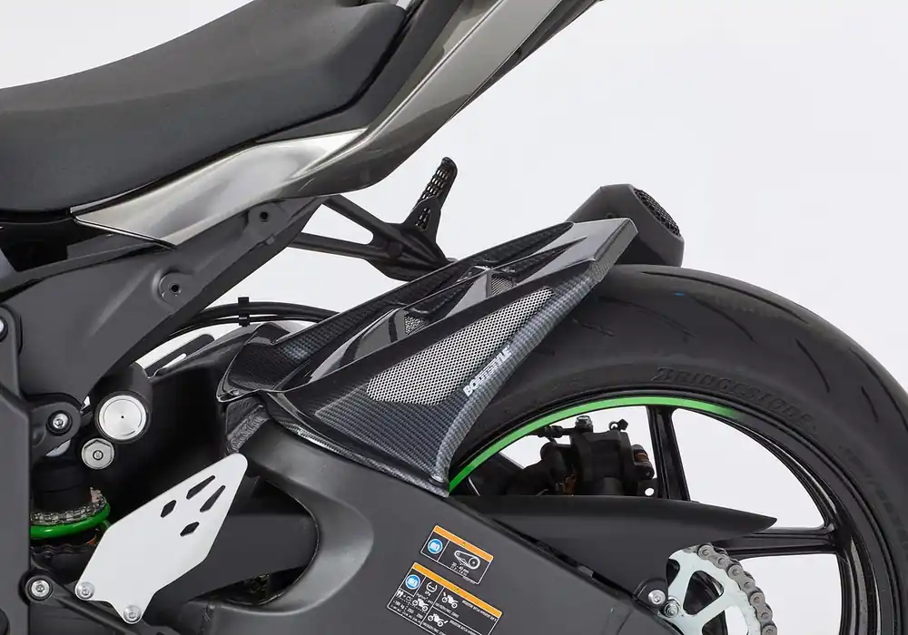 Versand Am Gleichen Tag BODYSTYLE Raceline Hinterradabdeckung ABS Kunststoff Carbon Look für KAWASAKI ZX-6R