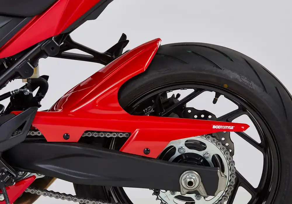 Garantierte Lieferung BODYSTYLE Sportsline Hinterradabdeckung ABS Kunststoff weiß für SUZUKI GSX-S 750