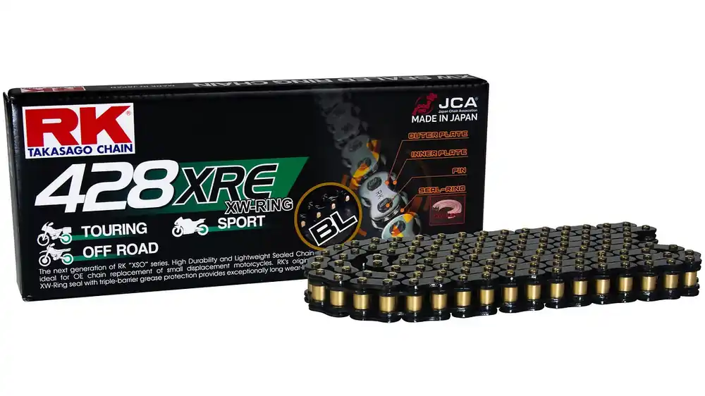 Sale RK Kette BL428XRE Black Scale 122 Glieder