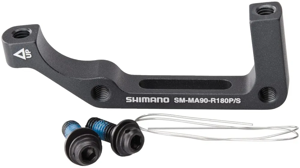 Shimano Scheibenbremsadapter hinten 180 mm schwarz Neue Kollektion