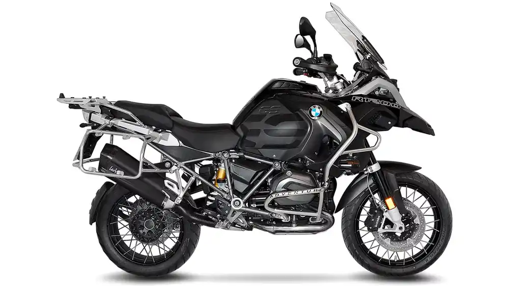 LeoVince SLIP-ON Edelstahl SBK LV-12 Schwarz für BMW R 1200 GS/ADVENTURE- R 1250 GS/ADVENTURE Garantierte Lieferung